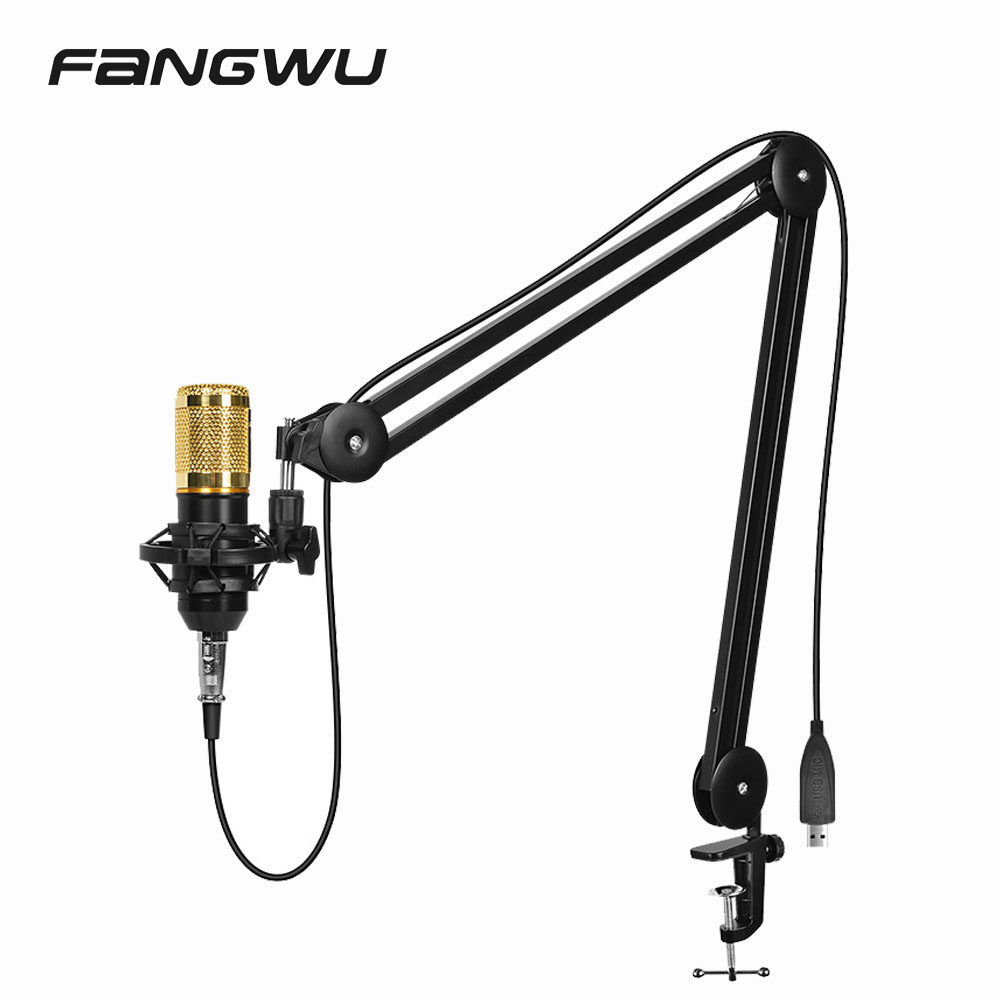 High Quality Sturdy Telescopic Booms Studio Mic Stand Scissor Arm For Blueyeti Snowball