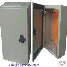 Outdoor electric power supply distribution cabinets