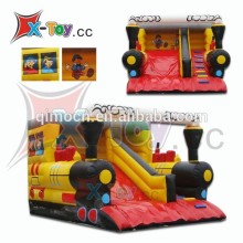 Commercial Inflatable train shape bouncer inflatable bouncy inflatable bouncer for rental