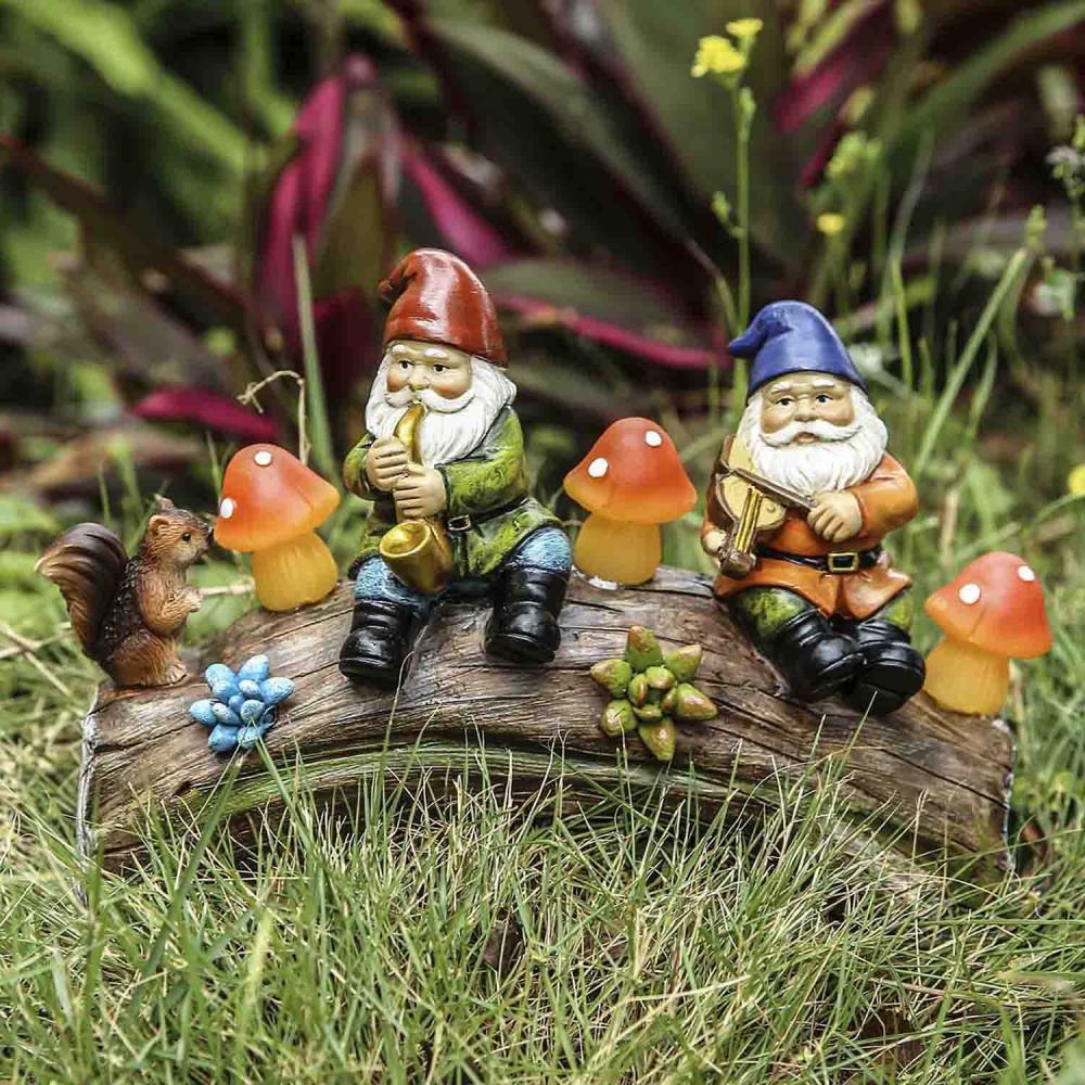 Figurine gnomes tupai resin