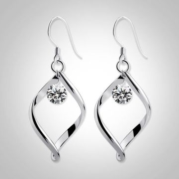 Silver earrings