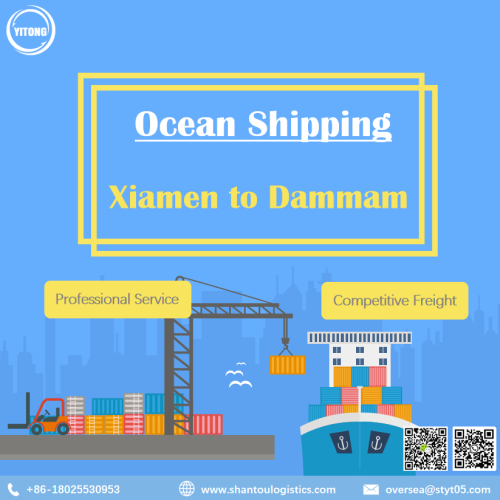 Meeresfracht von Xiamen nach Dammam, Saudi -Arabien