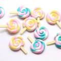 Hot sale Simulation Candy Stick Shape Polymer Clay Handmade Craft Decoration Mini Slice Girls Υπνοδωμάτιο στολίδια