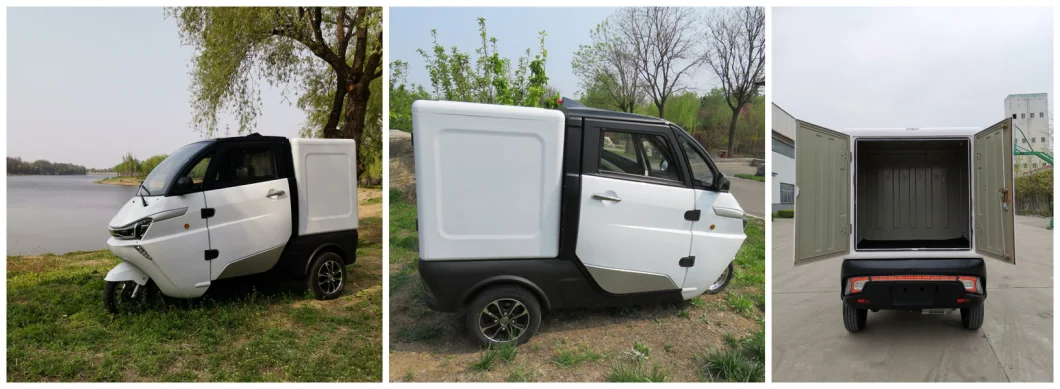 Electric 3 Wheels Mini Van for Food Express EEC Certificate Approved