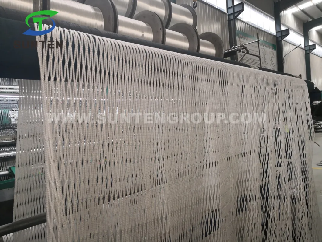Red HDPE Knotless Fall Arrest Net, Construction Safety Catch Net, Anti-Falling Netting, Container Cargo/Sport/Golf Nets Made in China