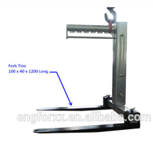 steel crane forks mechanical crane forks pallet forks attachment
