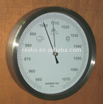 High quality Stainless Aneroid barometer 20cm