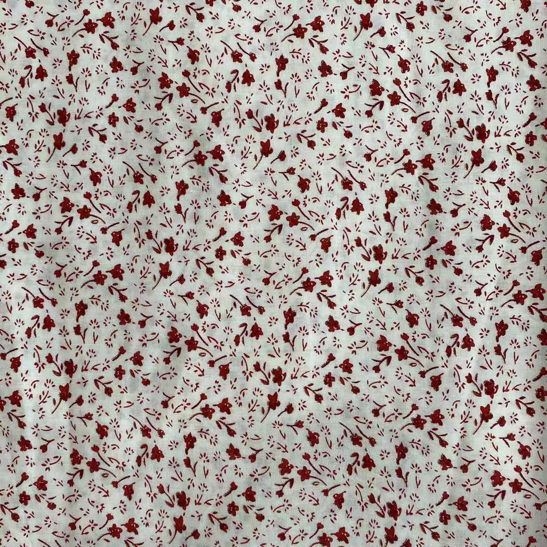 45S Letzte Muster Blume weich gedruckte Fuli Crepe 100% Viskose Stoff für Frau