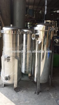 Washable bag filters for water treatment