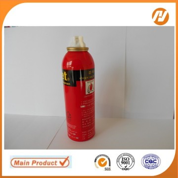 Aluminum aerosol can with valve