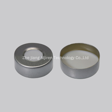 20mm White Septa and aluminum cap 10mm Center Hole for GC-MS