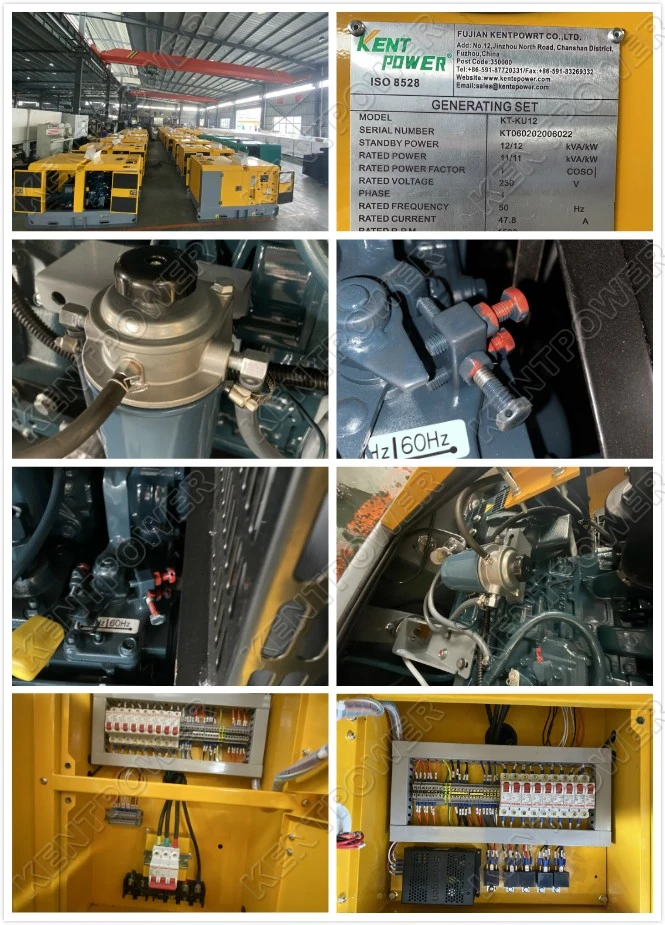 Standby Power 24kw/30kVA Kubota Genset Diesel Generator Set Promotion Price (V3300)