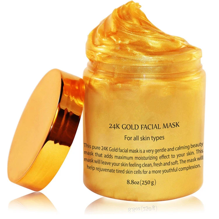 OEM/ODM Rejuvenating Anti-Aging 24K Gold Facial Mask for All Skin Types