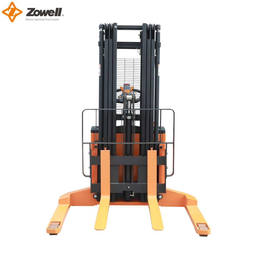 Pedestrian Electric Stacker with Wide Leg 1500KG 4.5m
