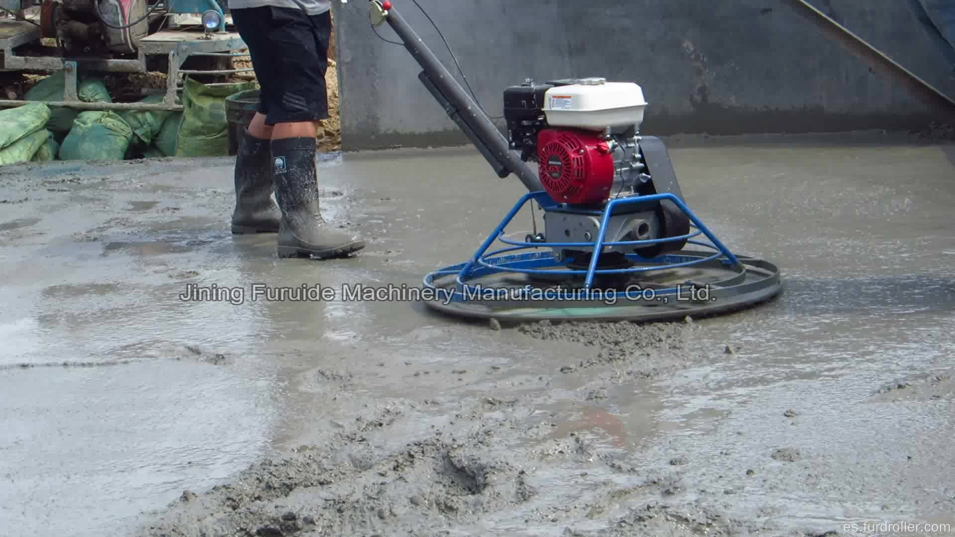 Paleta de potencia de hormigón con motor de gasolina de fábrica