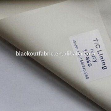 55 or 110-inch Wide Blackout Drapery Lining Ivory Fabric 1 Pass