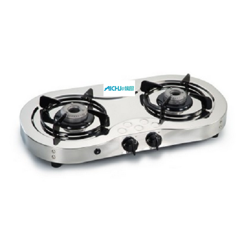 2 Burners LPG Gas Stove Auto Ignition