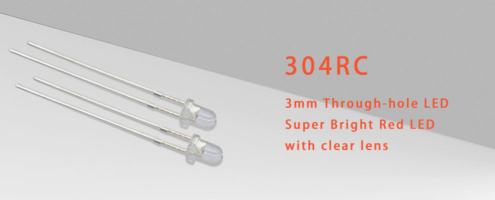 Red 3mm Round top LED