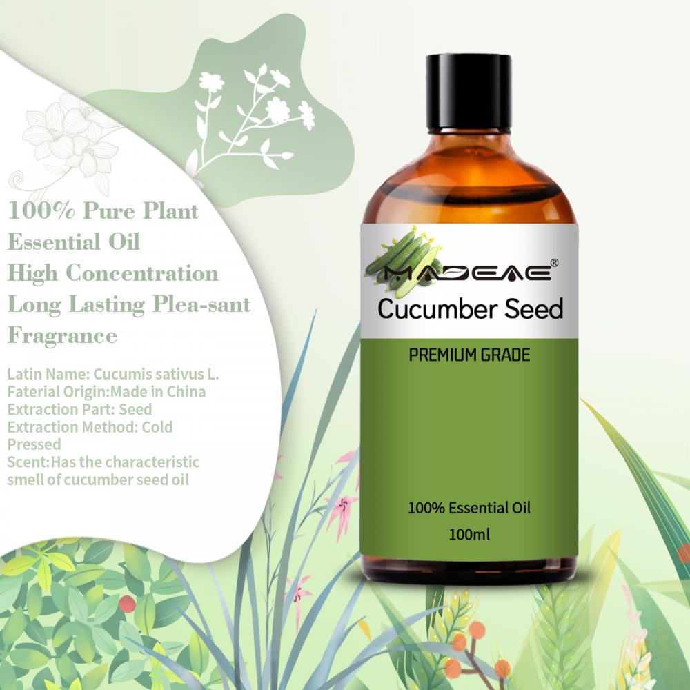 Высокое качество чистого и органического масла для семян огурца для лечения кожи и перхоти