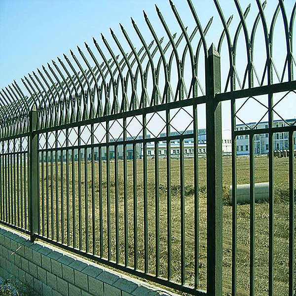 Pulverbeschichteter Eisenkunstzaun powder coated iron art fence