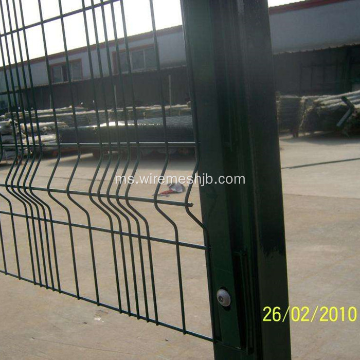 PVC Bersalut Welded Wire Mesh Panel Pagar