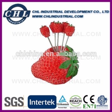 Cheap price wholesale resin fruit fork