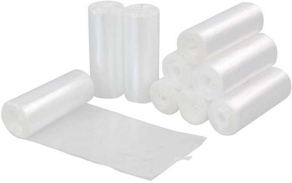 clear plastic trash bags (3)