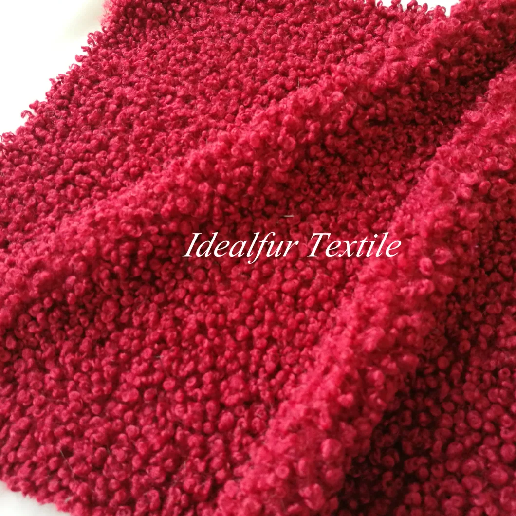 Customized Color Super Curly Imitation Wool Fake Fur