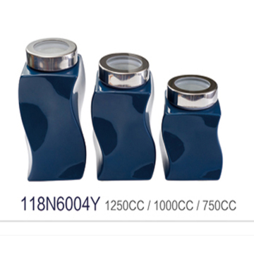 empty Ceramic Material and tea Storage Bottles