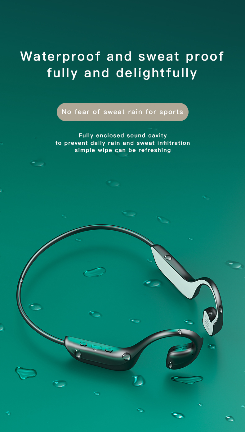 2020 New Bone Conduction Earphone Headphone HiFi Stereo Sound BT 5.1 TWS Ear Phone Headset