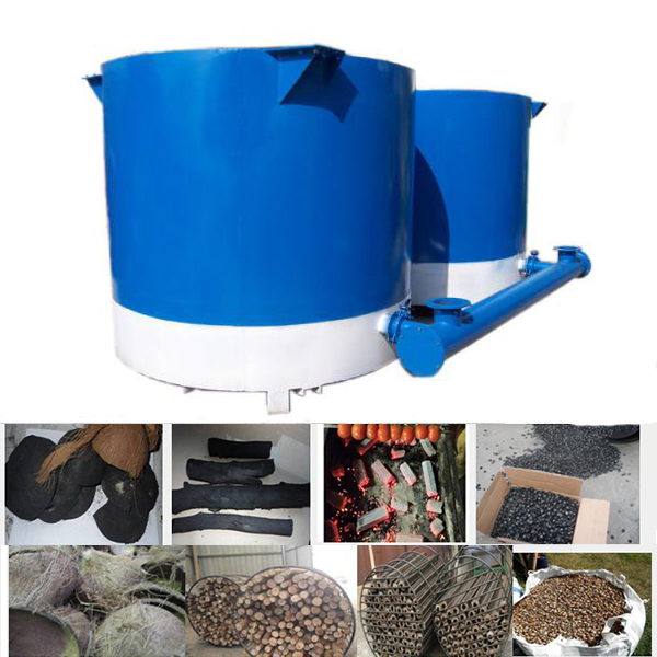 High Capacity Baixin Brand Rice Husk Briquette Hard Wood Charcoal Self-Ignite Carbonization Oven