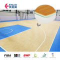 屋内バスケットボールコートフローリングの厚さ4.5mm