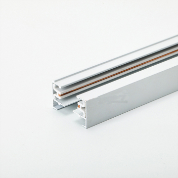 Single Circuit Mono Phase LED Track Lighting Kits 2 Wires Surface Mount Track Light Rail