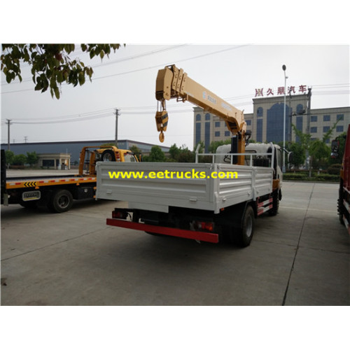 HOWO 3ton Lattice Boom Truck mounted Cranes