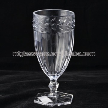 Machine made glass ice cream cup ice tea glass