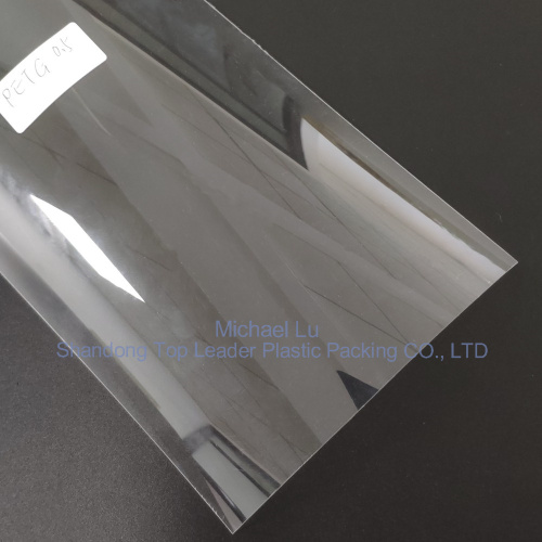 crystal clear rigid PETG sheet thermoforming plastic