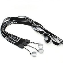 Custom Sublimation Lanyard Key Chain with Whistles, USB Camera, and Phone Neck Strap