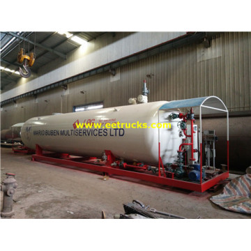 50CBM 25Ton Skid-montado Plantas de llenado de GLP