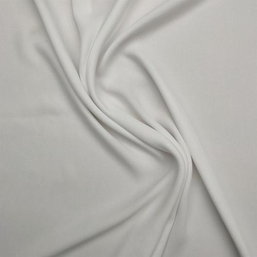 Tissu uni 100% laine polyester crêpe Dobby