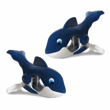 Cetacean Shaped Beach Towel Clips for Holiday Pool