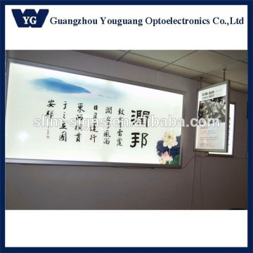 Single & double sided LED lighted snap frame signs