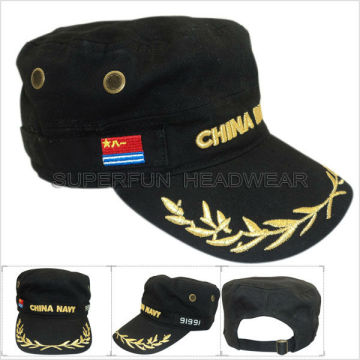 100% cotton material military caps army caps and service caps and hats