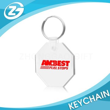 Promotional Clear Plastic Keychains for Gift