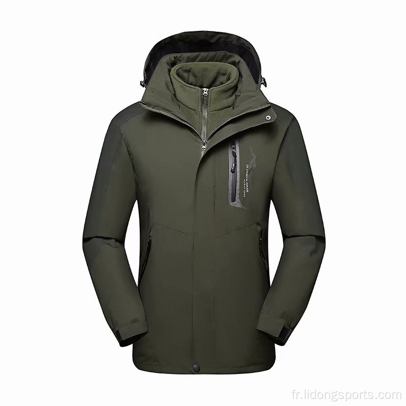 Wholesale personnalisée imperméable étanche à l&#39;eau étanche 2022 hiver manteau manteau de mode homme pour homme