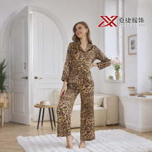 Wild Leopard Pattern Loungewear Set