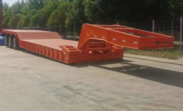 Gooseneck detachable lowboy lowbed semi trailer