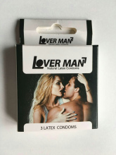 Disposable natural male latex condom