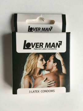 Disposable natural male latex condom