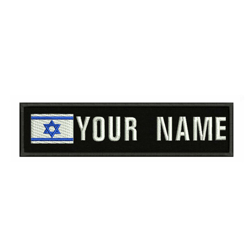 Name Backing Embroidery Custom Velcro Patches