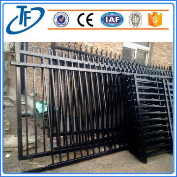 Hot sale 2.4m*2.0m black garrison fence